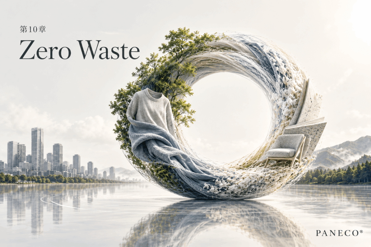 Zero Wasteを表現した原文のビジュアル