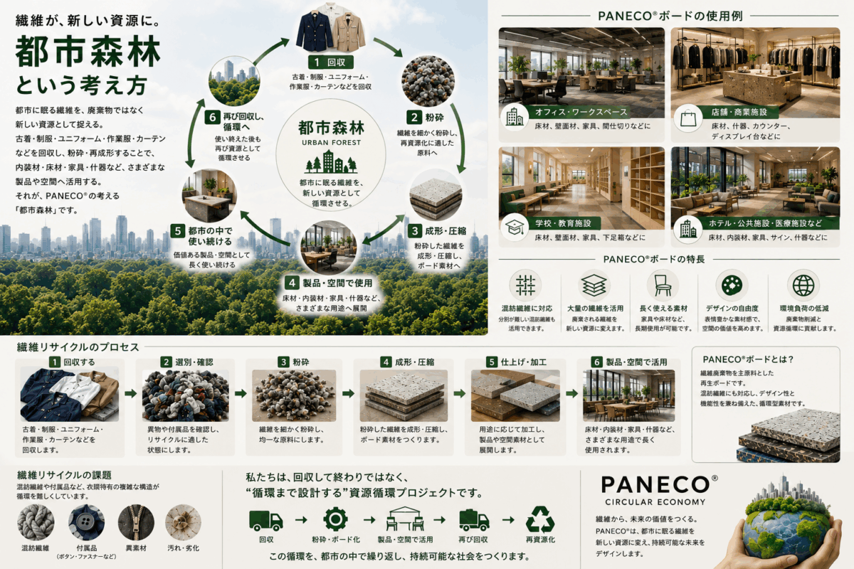 繊維 古着 リサイクル 資源循環