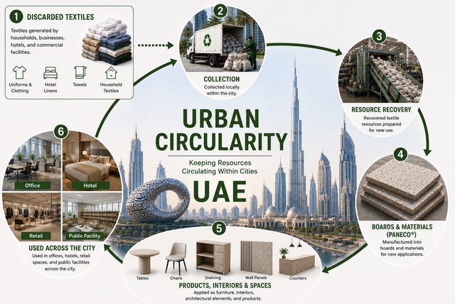 UAE Naseej Initiative Textile Waste Recycling CircularEconomy